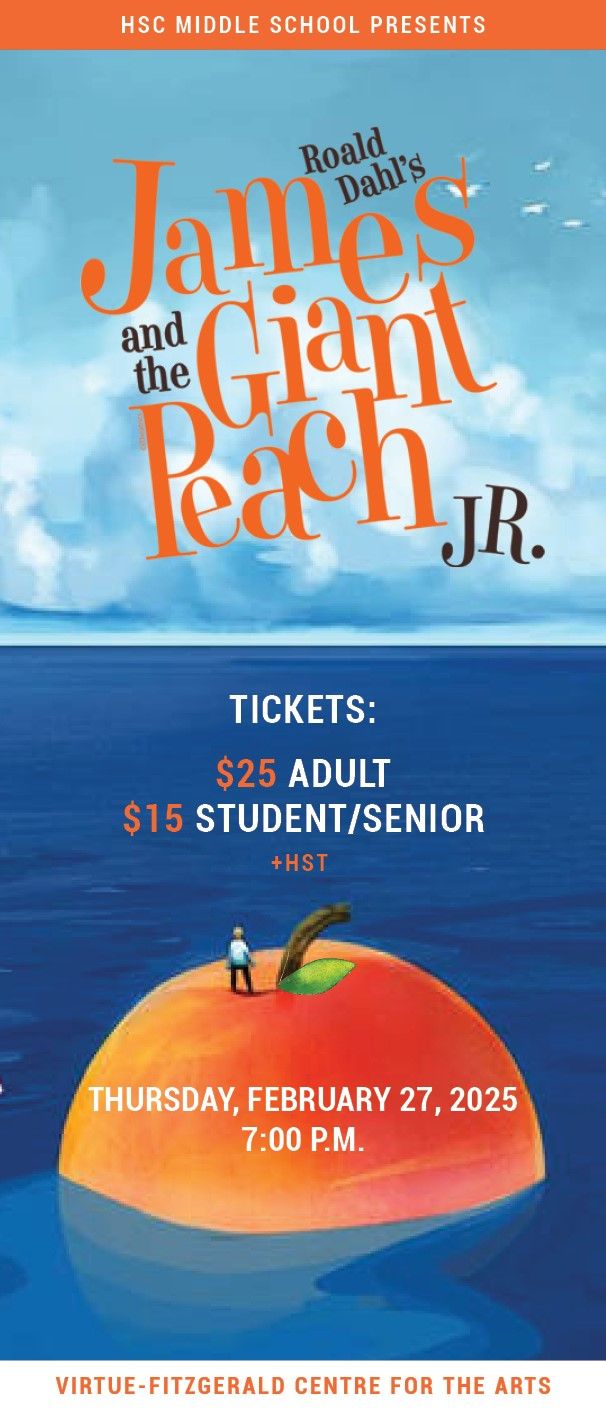 James and the Giant Peach Jr. at Craterian Theater at The Collier Center for the Performing Arts, 6 June | AllEvents