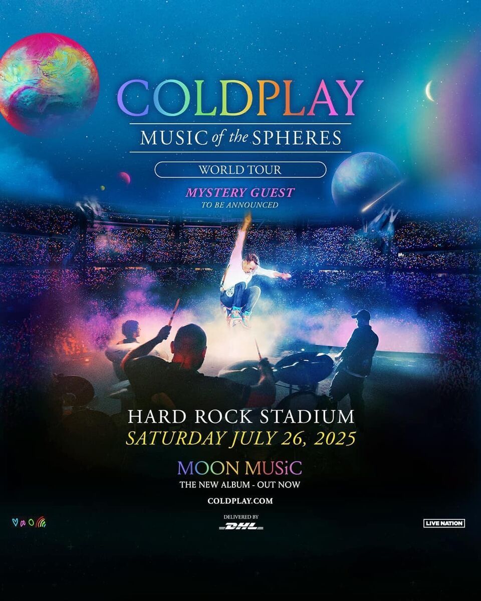 Coldplay Miami Gardens Tickets, 26 July | Event in Miami Gardens | AllEvents