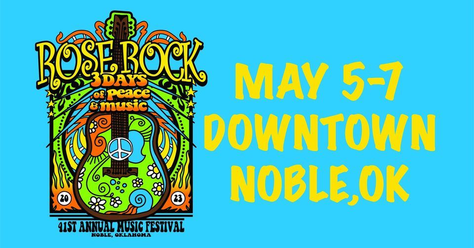 Rose Rock Music Festival, Noble City Hall, May 5 2025 AllEvents.in