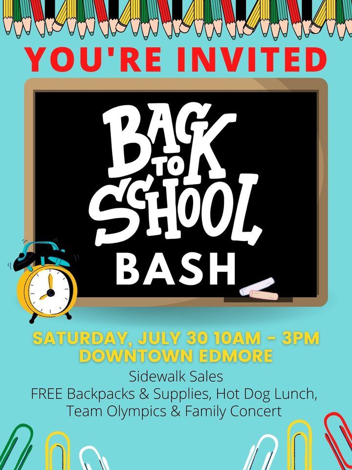 Back to School Bash, Main Street Edmore, MI, 30 July 2022 AllEvents.in