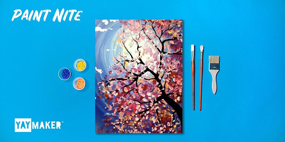 Virtual Paint Nite The Original Paint and Sip Party, Yaymaker Virtual