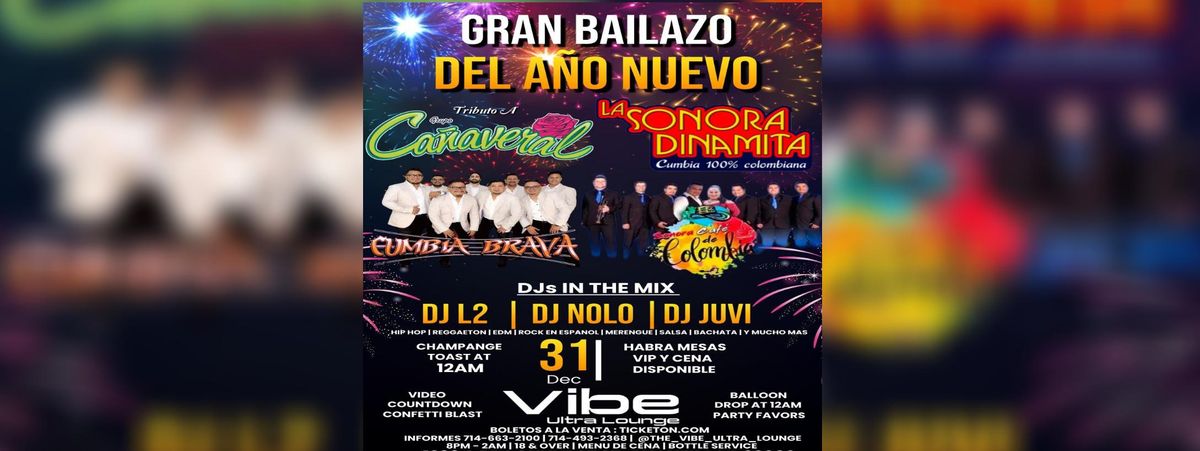 TRIBUTO A CAÑAVERAL Y SONORA DINAMITA, 31 December | Event in Anaheim | AllEvents