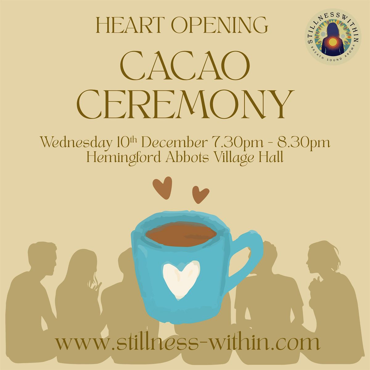 Heart Opening CACAO CEREMONY, 18 February | Event in Hemingford Abbots | AllEvents