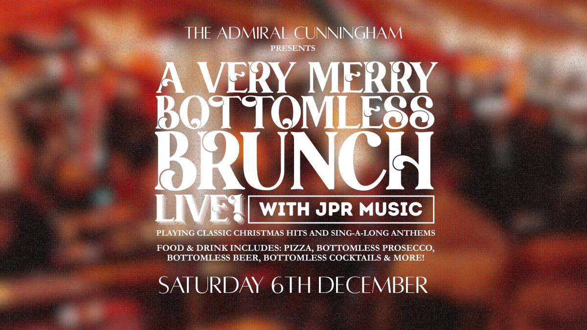 A Very Merry Bottomless Brunch: With JPR Music, 6 December | Event in Bracknell | AllEvents