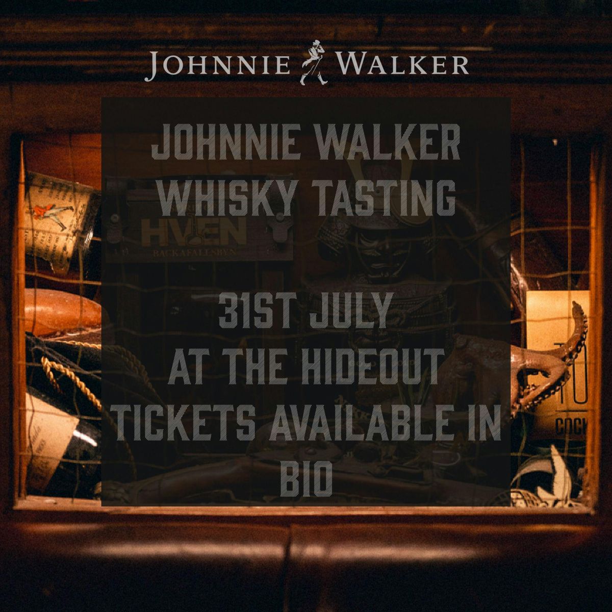 Hideout Presents: Johnnie Walker Whisky Tasting, 31 July | Event in Bath | AllEvents