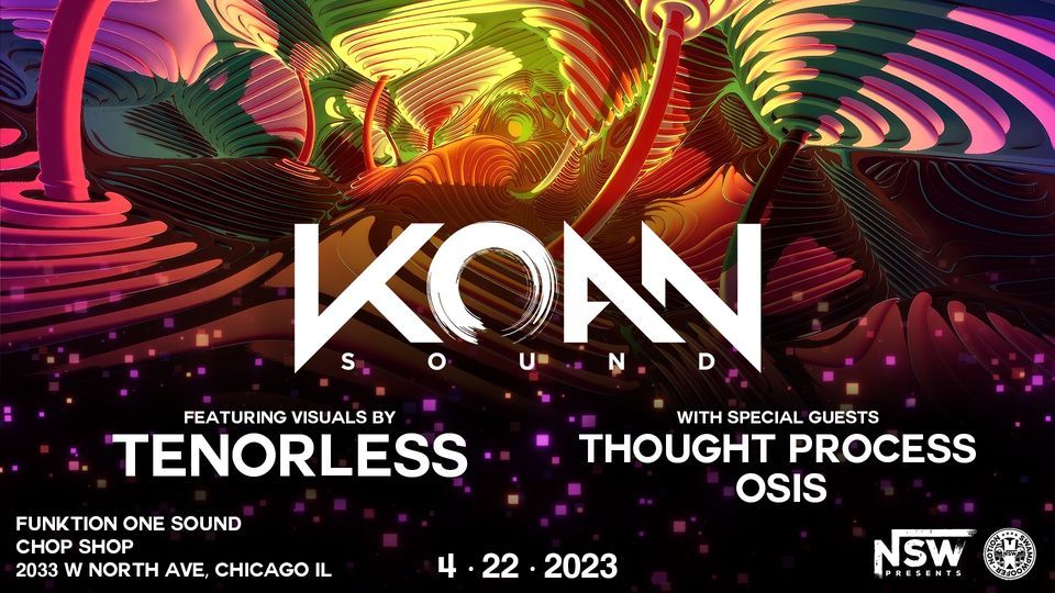 NSW Presents KOAN Sound (ft Tenorless visuals), Thought Process + more