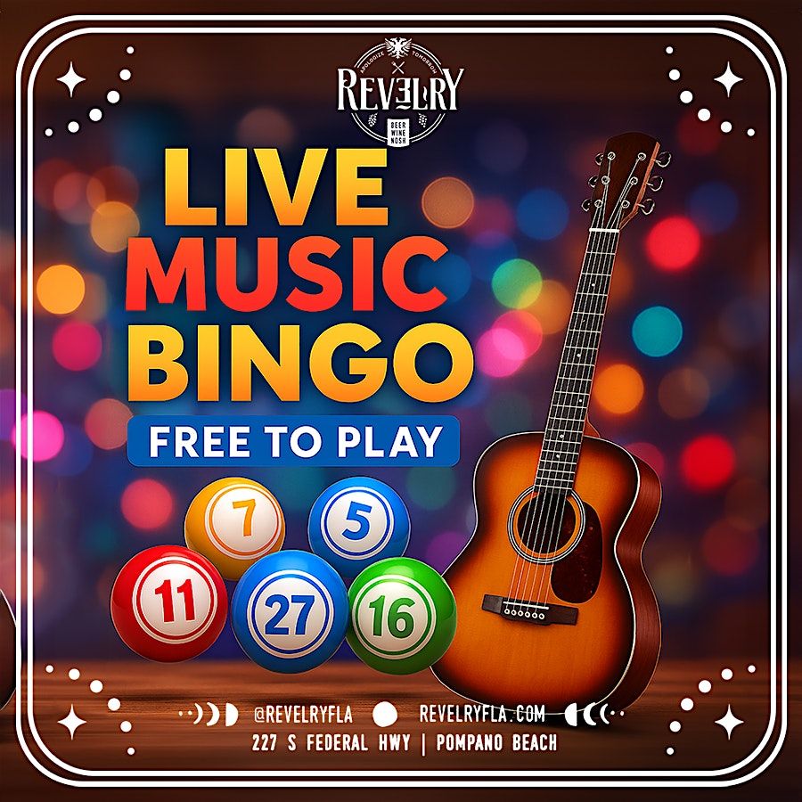 Live Music Bingo | Event in Pompano Beach | AllEvents