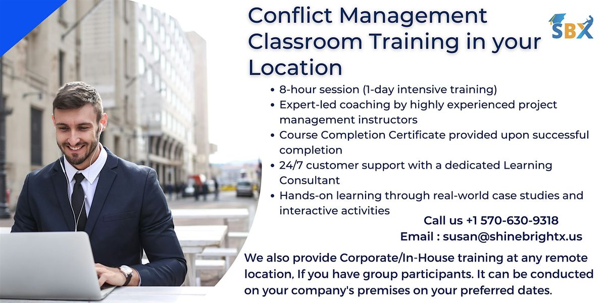 Conflict Management In-Person Certification Bootcamp in Huntsville, AL