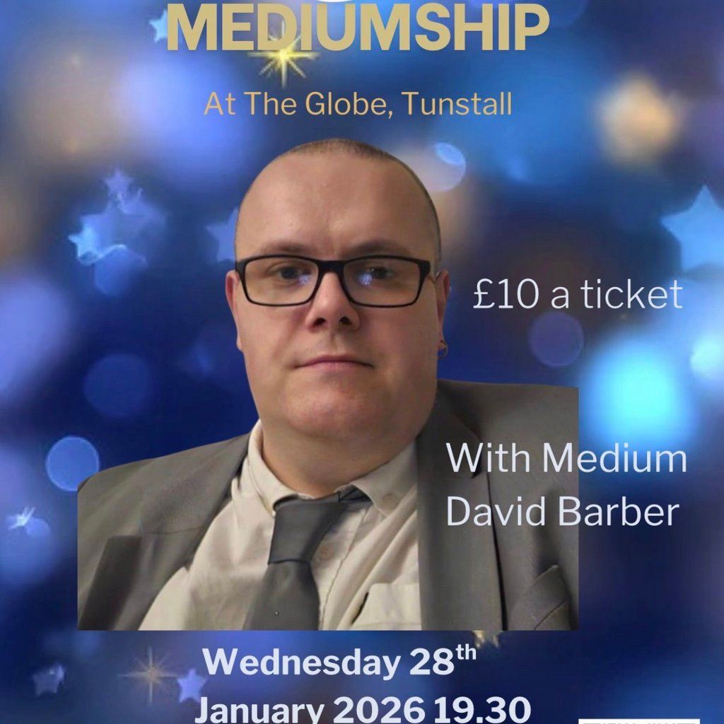 An Evening of Mediumship with David Barber, 28 January | Event in Kidsgrove | AllEvents