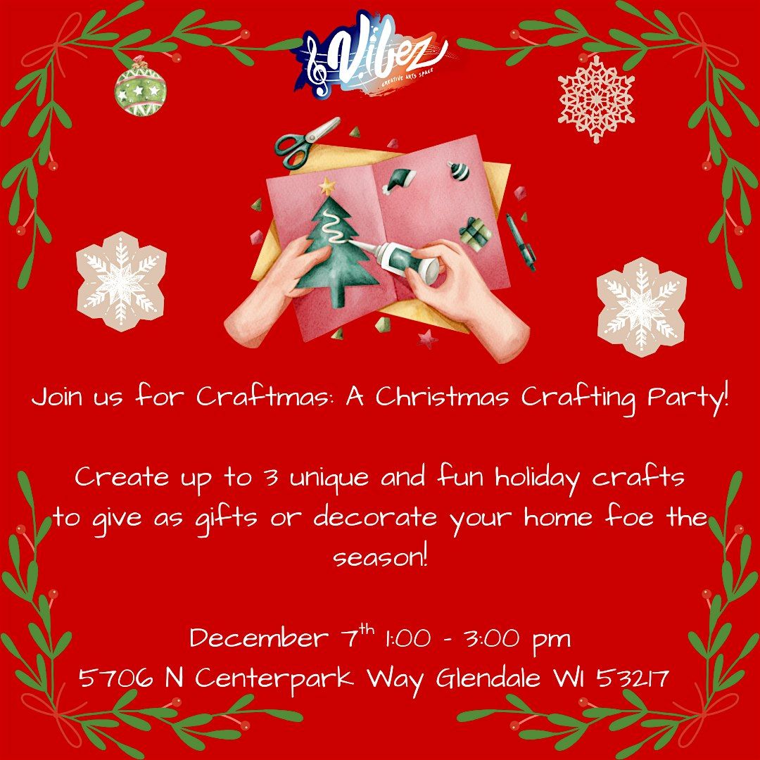 Craftmas: A Christmas Crafting Party, 6 December | Event in Glendale | AllEvents