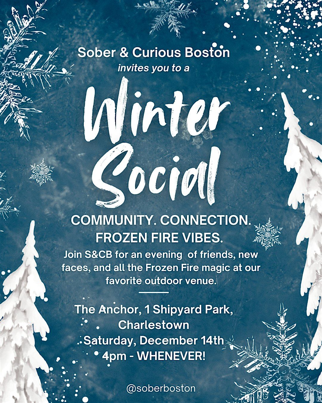 Sober & Curious Boston Winter Social, 13 December | Event in Boston | AllEvents