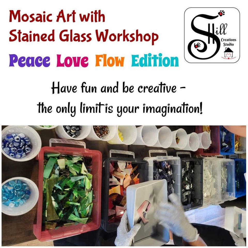 PEACE, LOVE, FLOW MOSAIC ART 232 Centerville Turnpike N