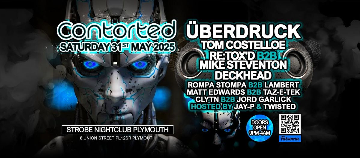 CONTORTED Presents THE RETURN with ÜBERDRUCK, 31 May | Event in Plymouth | AllEvents