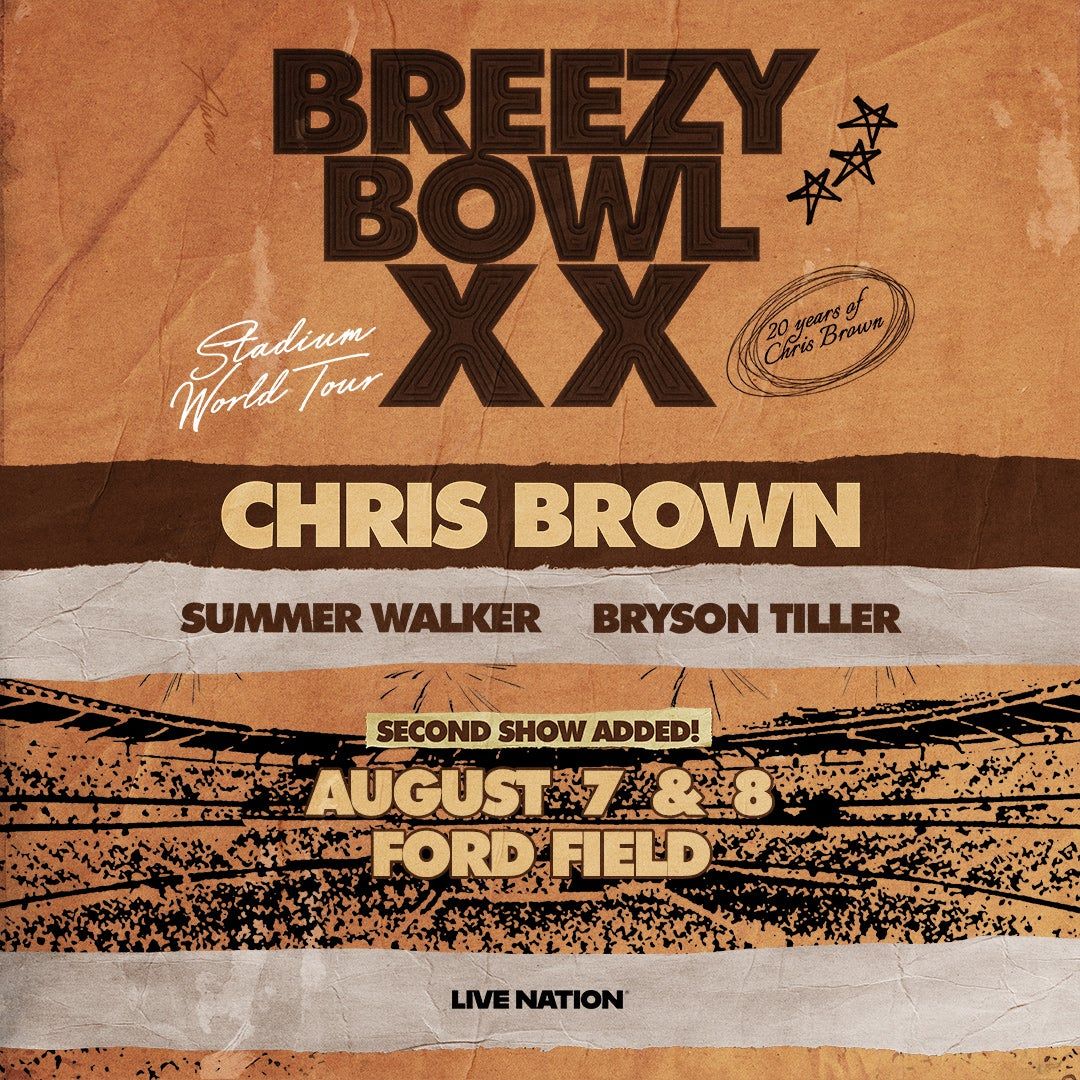 Chris Brown Detroit Tickets, 8 August | Event in Detroit | AllEvents