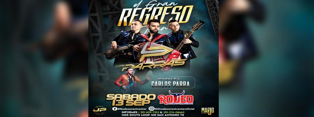 LOS PARRAS EN CONCIERTO, 13 September | Event in San Antonio | AllEvents