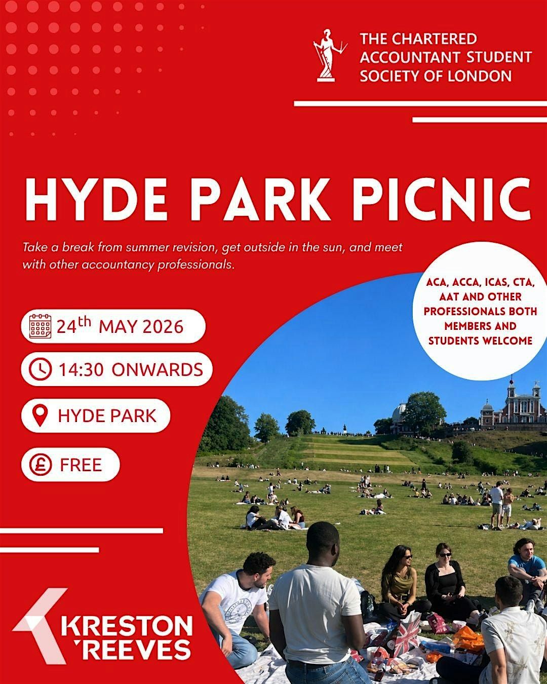 CASSL Hyde Park Picnic in London – May 24, 2026 | AllEvents