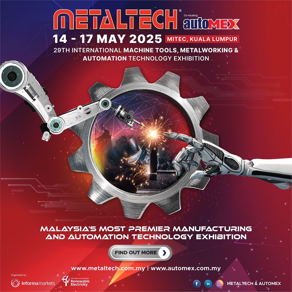 METALTECH + AUTOMEX 2025, 14 May | Event in Kuala Lumpur | AllEvents