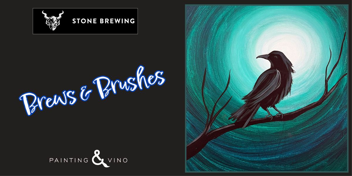 “Midnight Raven” – Paint and Sip – Oceanside – San Diego, Stone Brewing ...