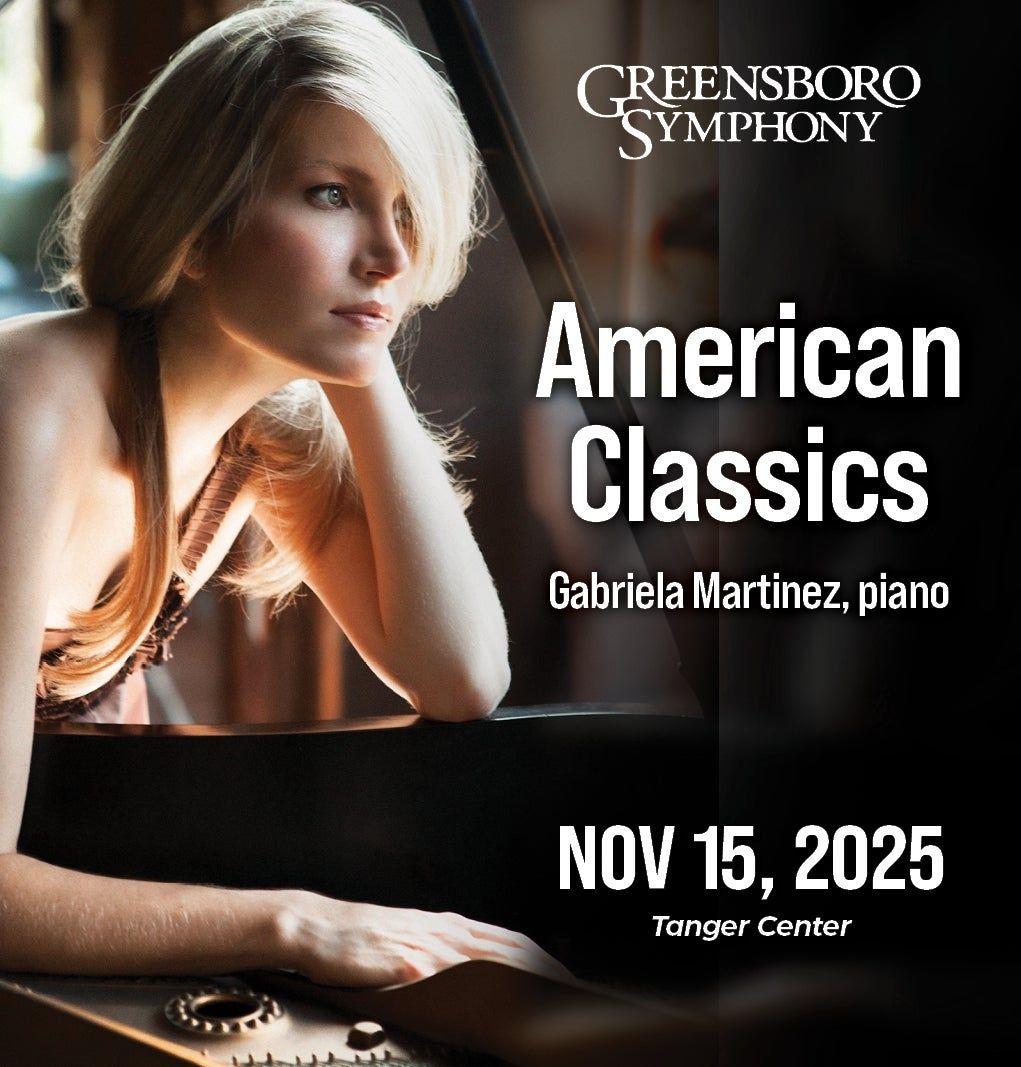 Greensboro Symphony Orchestra - Gabriela Martinez at Well Spring Theatre, 16 November | Event in Greensboro