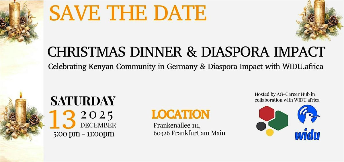 AG-Career Hub Christmas Dinner 2025 — Kenyan Community in Germany