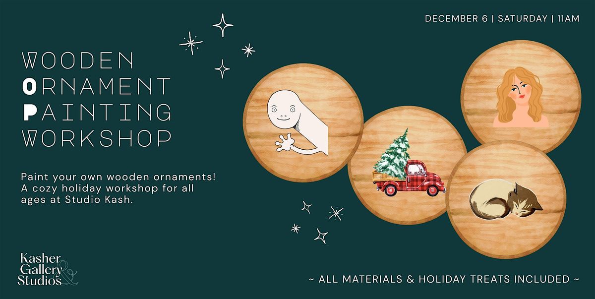Wooden Ornament Painting Workshop, 6 December | Event in Northport | AllEvents
