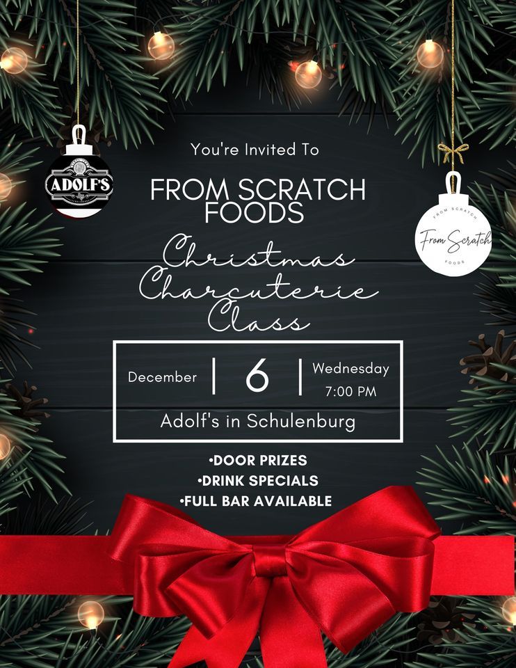 Christmas Charcuterie Class!, Adolf's, Schulenburg, December 6 2023