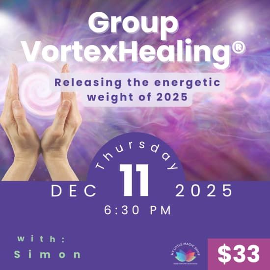 End-of-Year Group VortexHealing® Session with Simon Deacon, 11 December | Event in Fairview | AllEvents