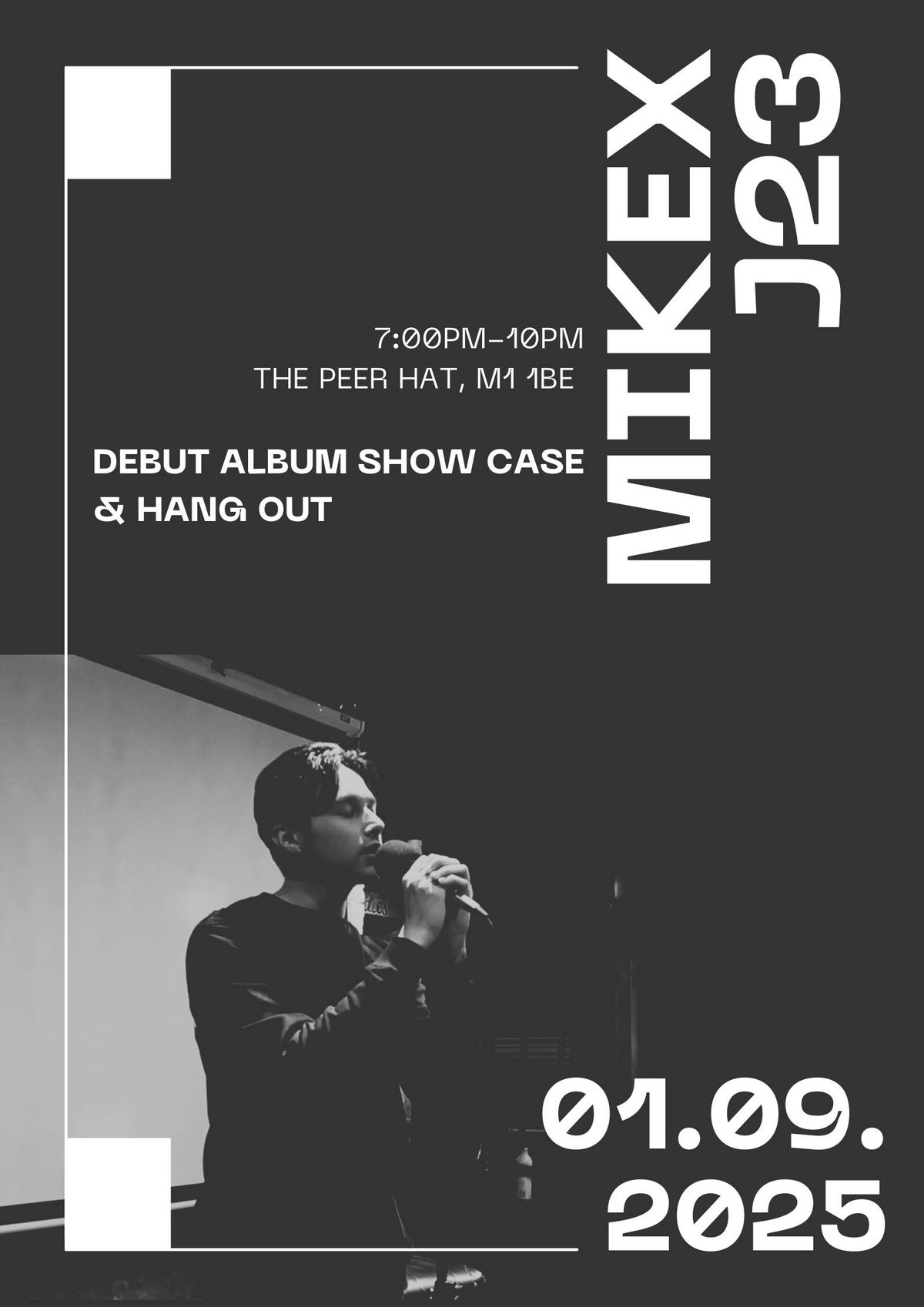 MIKEXJ23 Debut Album showcase &amp; Hang out session, 1 September | Event in Manchester | AllEvents