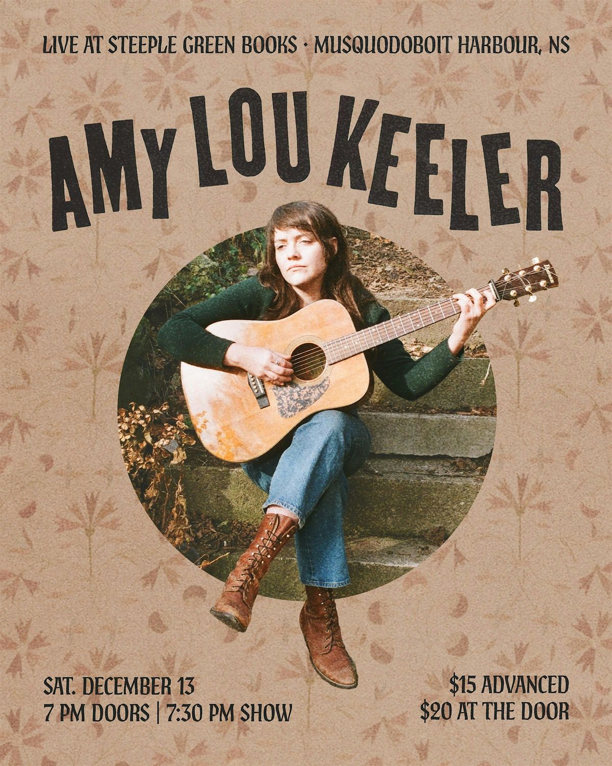 Amy Lou Keeler at Steeple Green, 13 December | Event in Musquodoboit Harbour | AllEvents