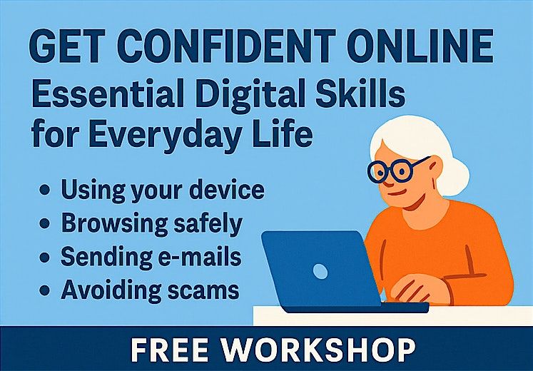 Get Confident Online – Essential Digital Skills for Everyday Life, 9 December | Event in Brockenhurst | AllEvents