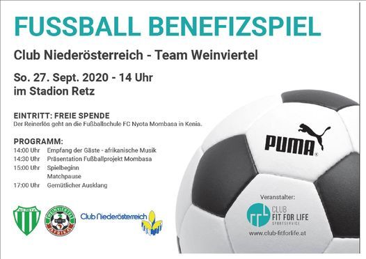 Fussball Benefizspiel Sun Sep 27 At 02 00 Pm