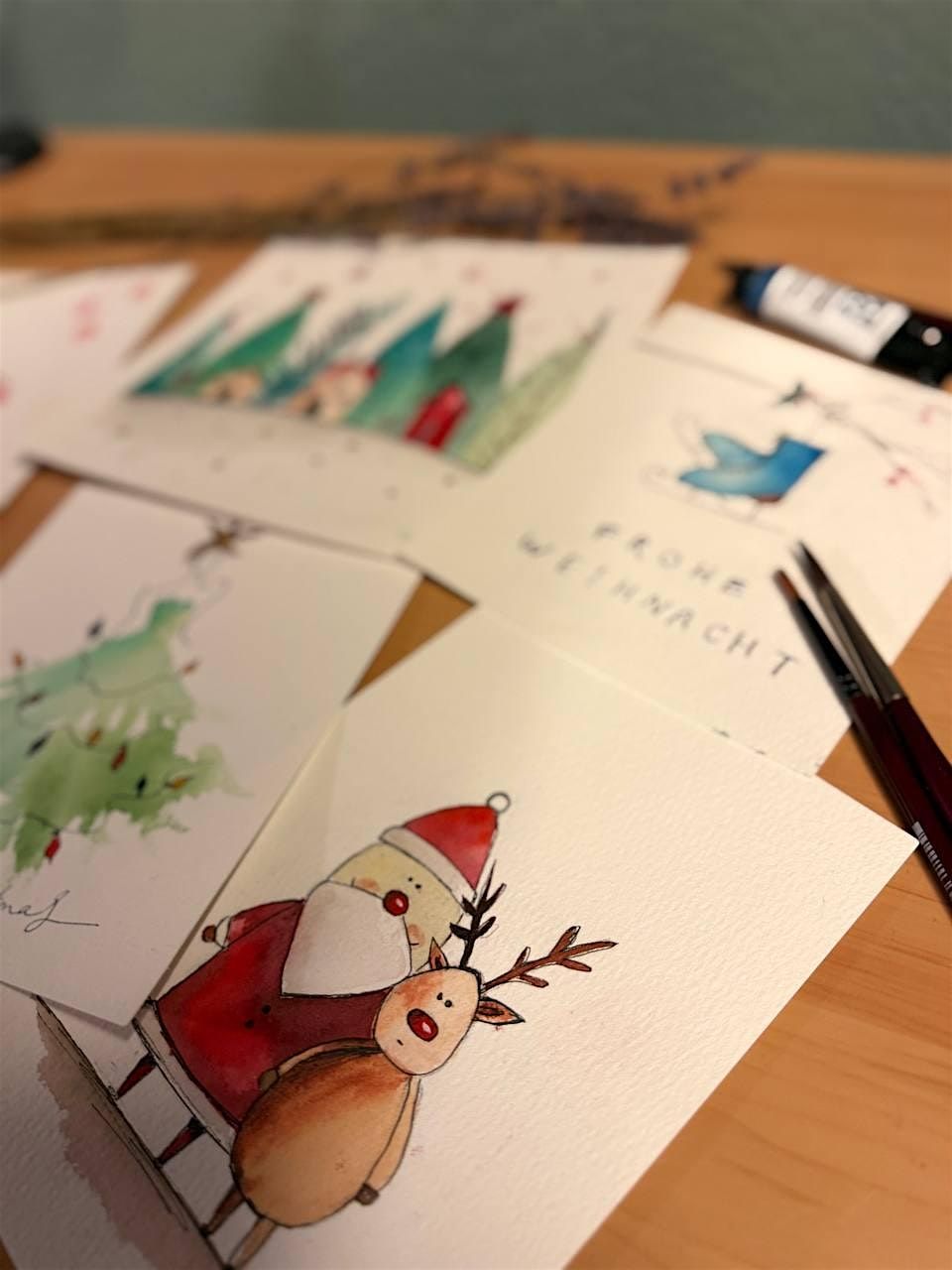 Watercolor Christmas Cards | Event in Hamburg | AllEvents