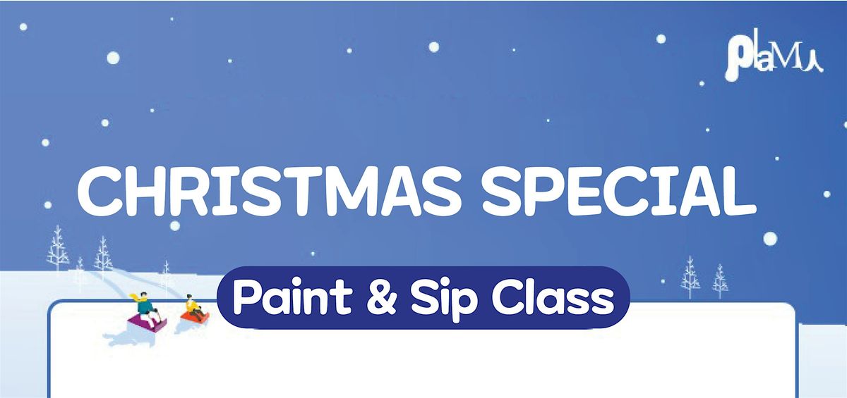 Plamu Paint & Sip Class - Christmas Tree/ Wreath Painting, 11 December | Event in Fort Lee | AllEvents