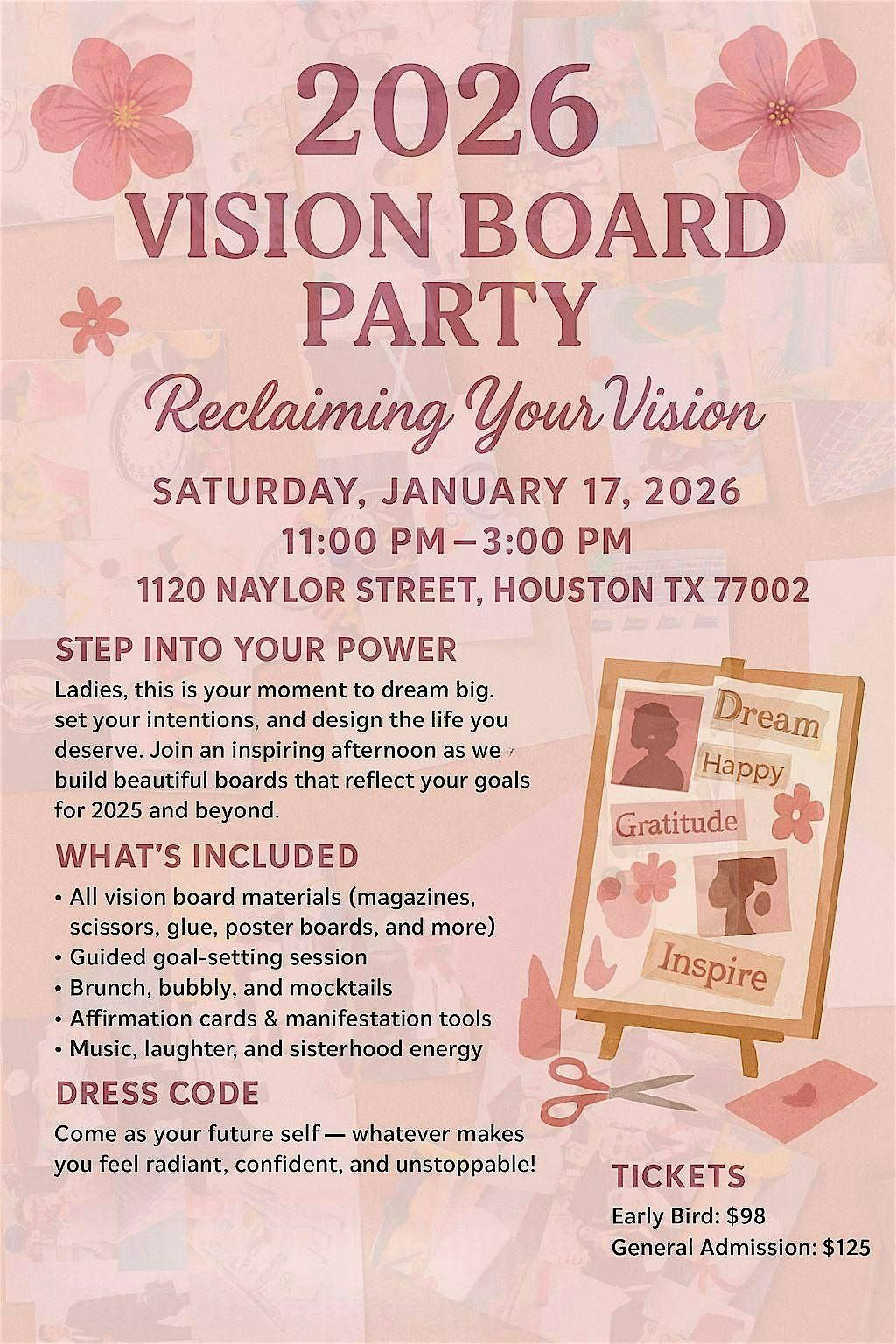 Reclaiming My Vision 2026, 17 January | Event in Houston | AllEvents