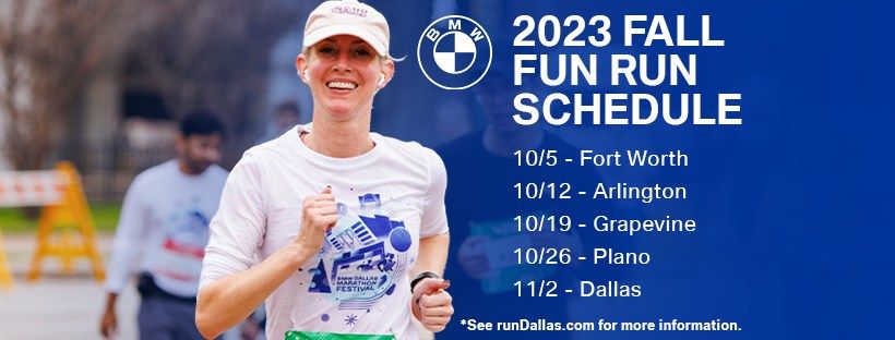 BMW of Grapevine 5K Fun Run Oct 19, Trawick Pavilion, Colleyville ...