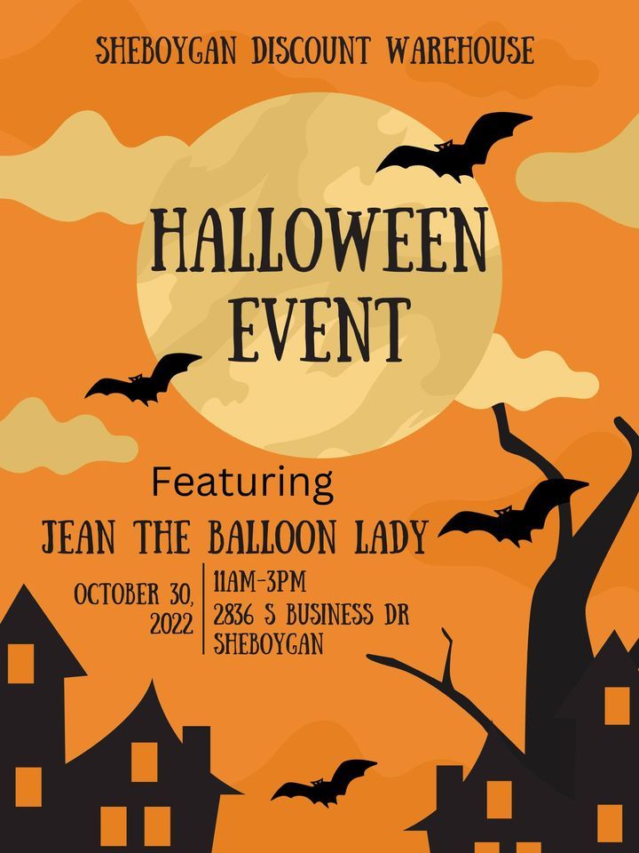 Halloween With The Balloon Lady, Sheboygan Discount Warehouse, October