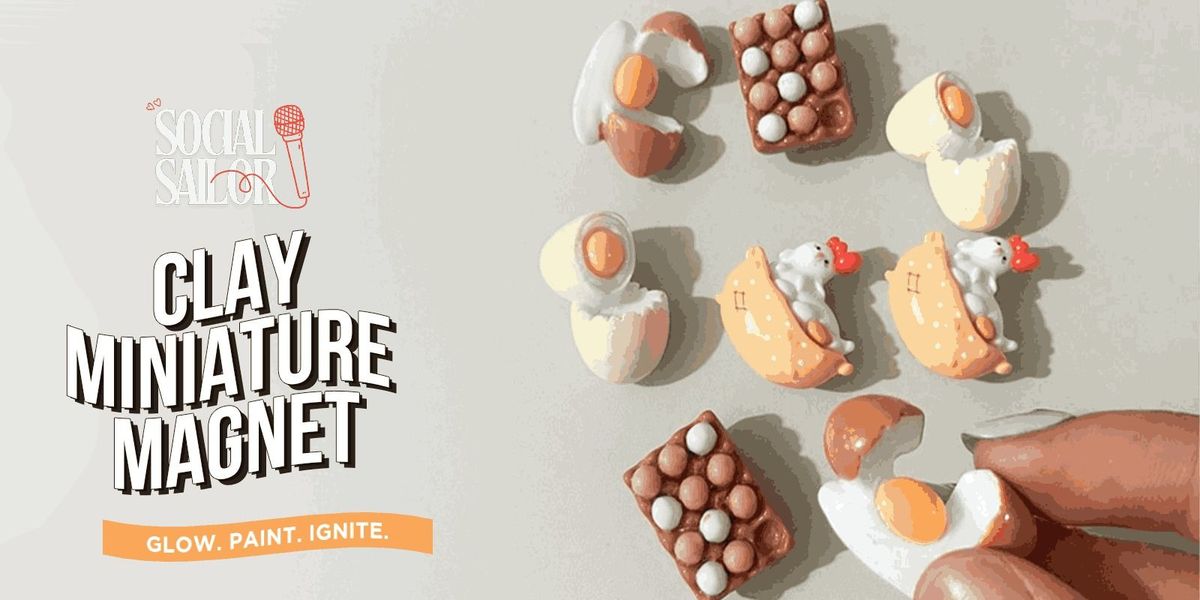 Clay Miniature Magnet Date