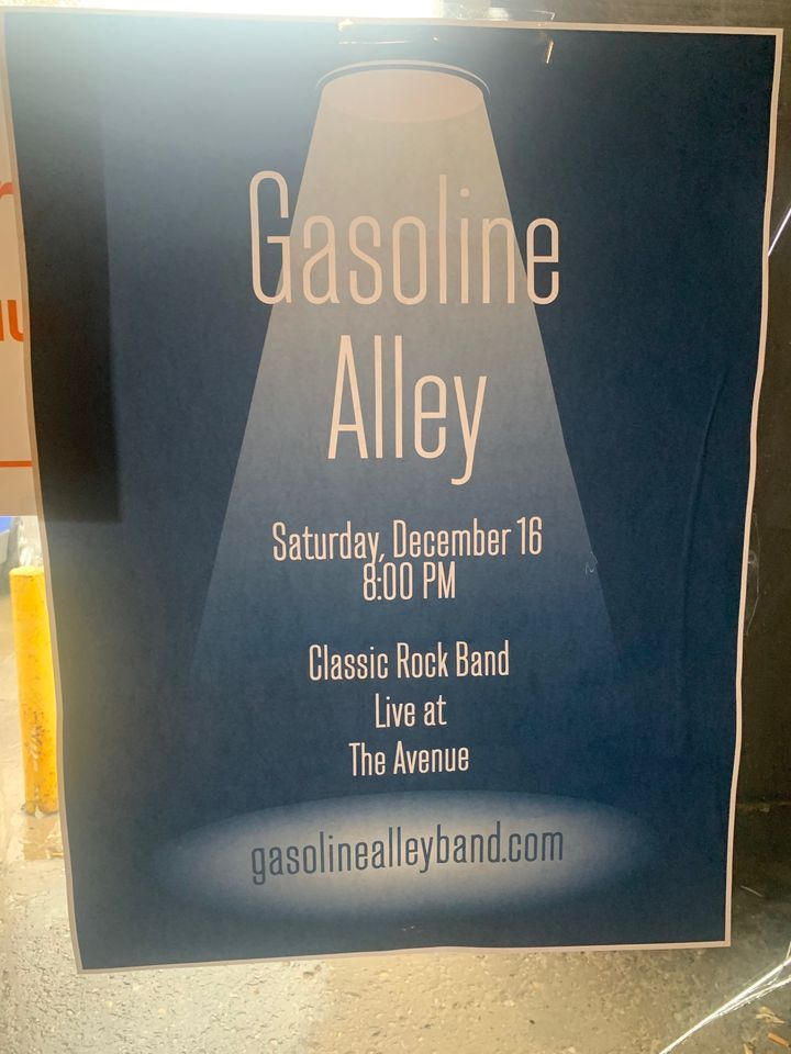 GASOLINE ALLEY, The Avenue Bar and Grill LLC, Corunna, December 16 2023