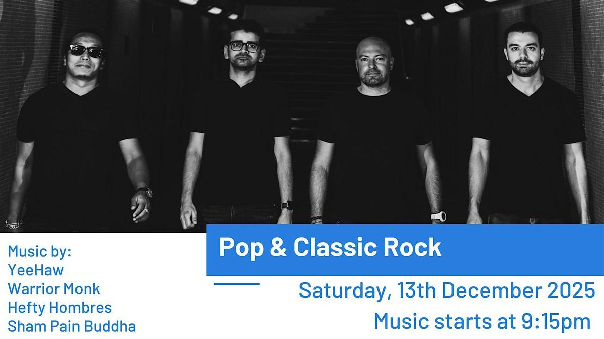 Live Music: Pop & Classic Rock, 13 December | Event in Central | AllEvents