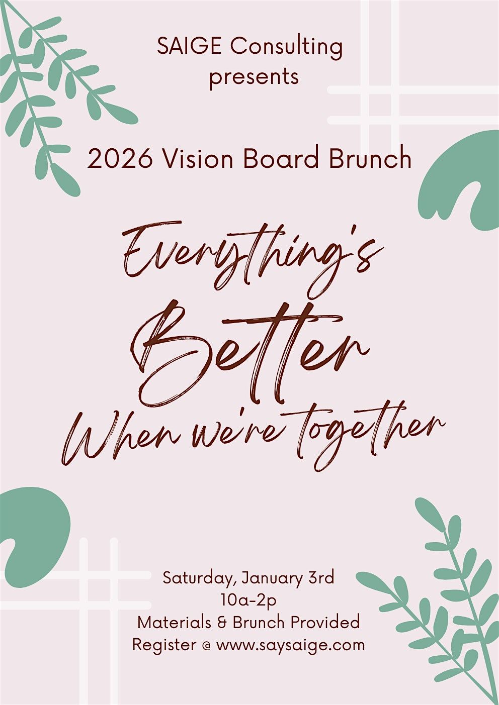 2026 Vision Board Brunch:  Together We Rise, 3 January | Event in Cincinnati | AllEvents