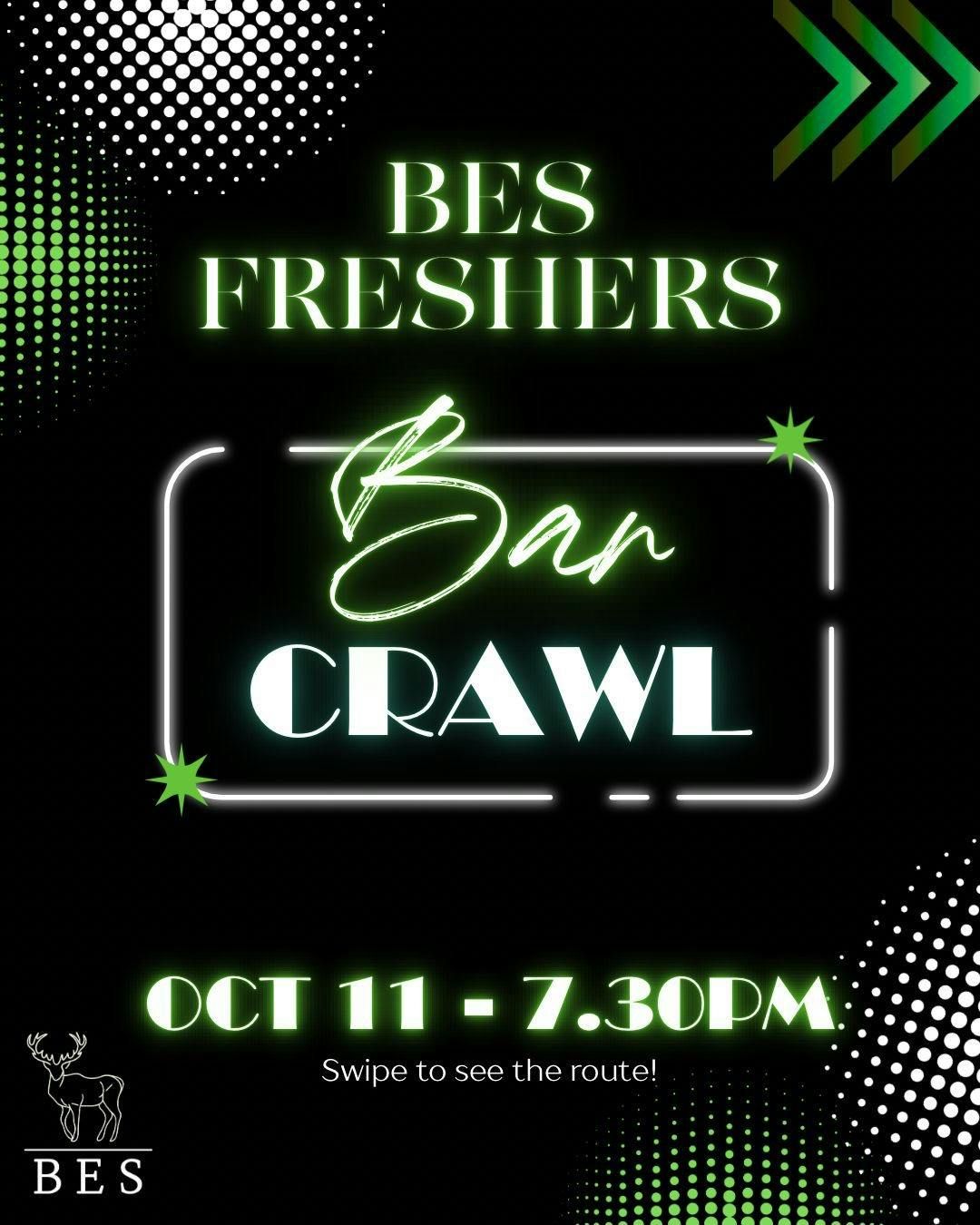 BES Freshers Bar Crawl , 11 October | Event in Nottingham | AllEvents