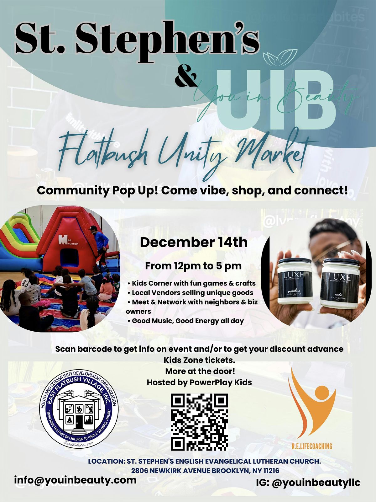 St. Stephen’s & UIB Flatbush Unity Market on 12/14/25,  12-5pm, 14 December | Event in Brooklyn | AllEvents