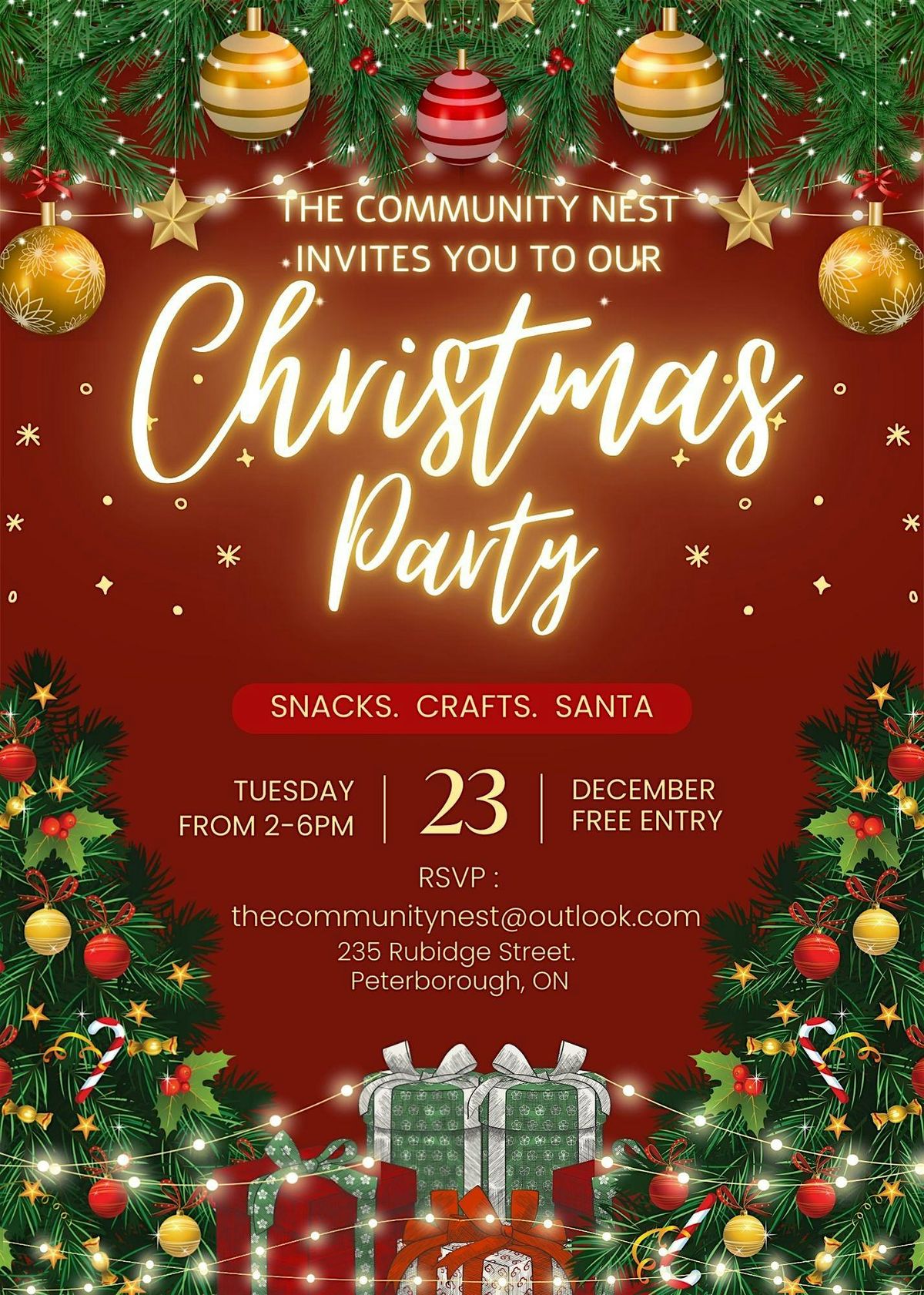 The Community Nest Christmas Party, 23 December | Event in Peterborough | AllEvents