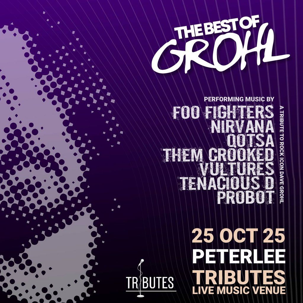 The Best Of Grohl (Foo Fighters, Nirvana, QOTSA) - Peterlee, 25 October | Event in Teeside | AllEvents