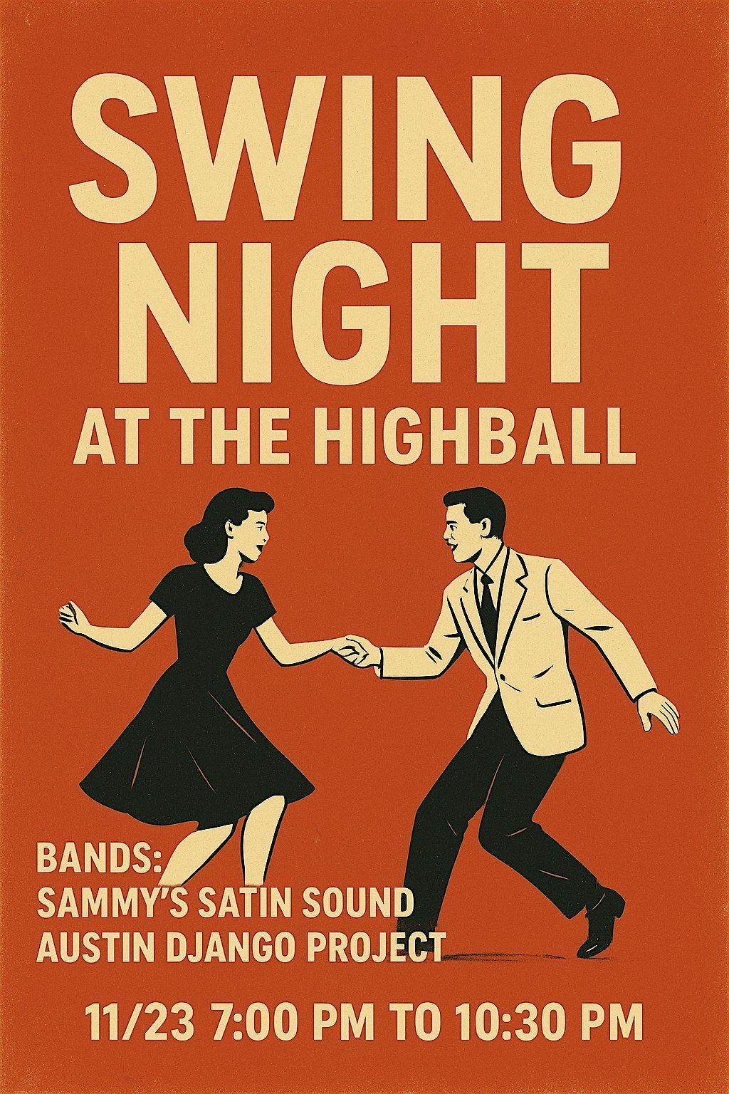Jazz Swing Night Ft. Austin Django Project and Sammy's Satin Sounds, 23 November | Event in Austin | AllEvents