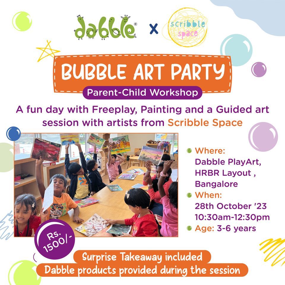 The Bubble Art Party, Bangalore, October 28 2023 AllEvents.in