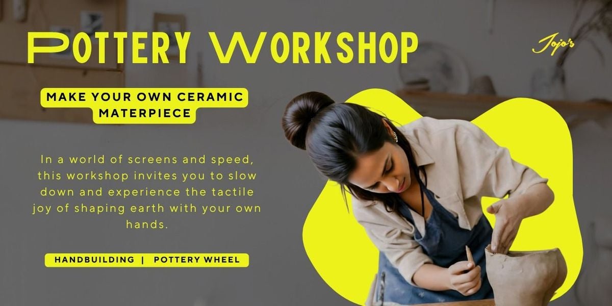 Pottery Workshop ( Handbuilding & Pottery Wheel ), 13 July | Event in Hyderabad | AllEvents