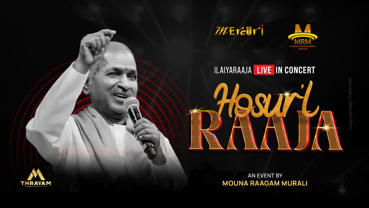 Ilaiyaraaja Live in Concert, 14 December | Event in Ambur | AllEvents