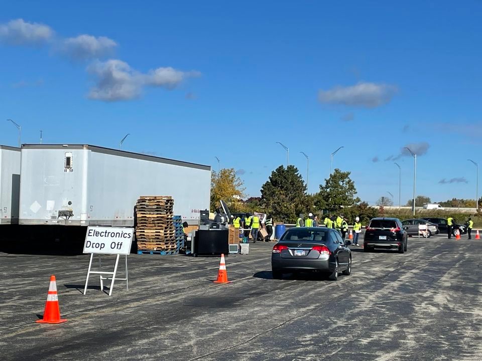Fall Recycling Event, Wintrust Field, Schaumburg, October 7 2023