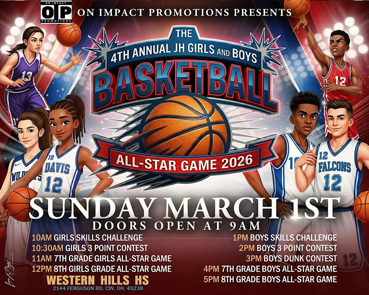 4th annual JH Girls and Boys Basketball All Star Game 2026, 27 February | Event in Cincinnati | AllEvents